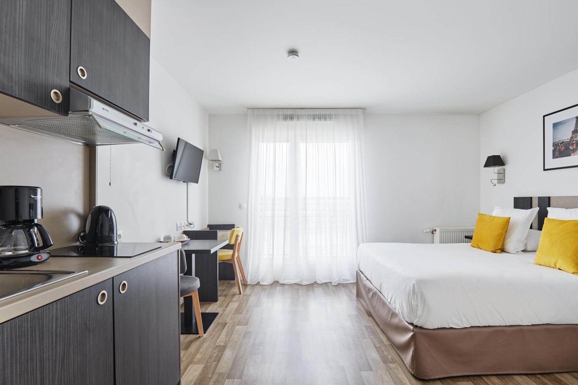 Appart Hotel Odalys City Paris Levallois Exterior foto